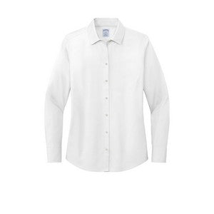 EMBROIDERED -Brooks Brothers® Women's Wrinkle-Free Stretch Pinpoint Shirt