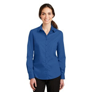 EMBROIDERED -Port Authority® SuperPro™ Ladies Twill Shirt