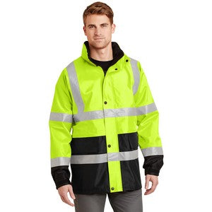 EMBROIDERED- Cornerstone® ANSI 107 Class 3 Waterproof Parka Jacket