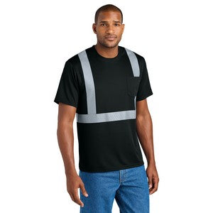PRINTED CornerStone® Enhanced Visibility Segmented Tape Tee