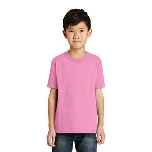 SCREEN PRINTED - PC55Y - Port & Company® Youth Core Blend T-Shirt