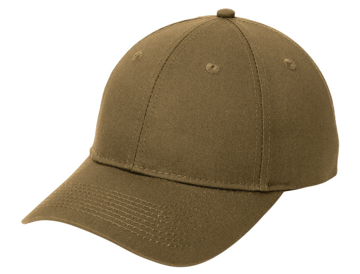 EMBROIDERED - CP80 - Port & Company® Mid Structured Six-Panel Twill Cap