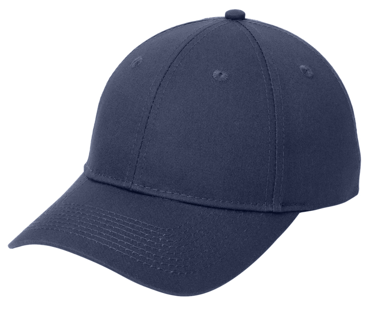 EMBROIDERED - CP80 - Port & Company® Mid Structured Six-Panel Twill Cap