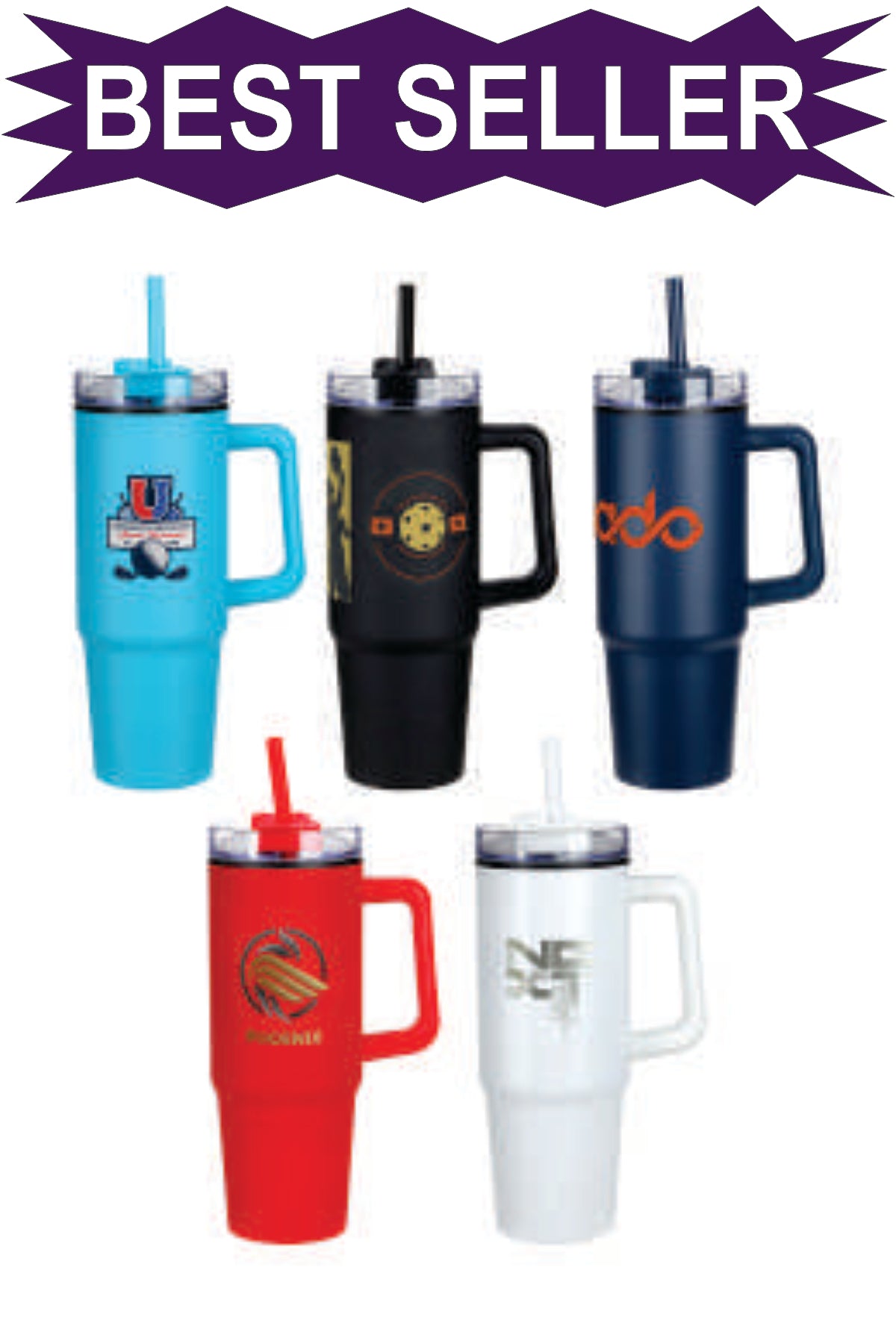 DMU-OC23 - Octava 30 oz Stainless Steel/Polypropylene Mug