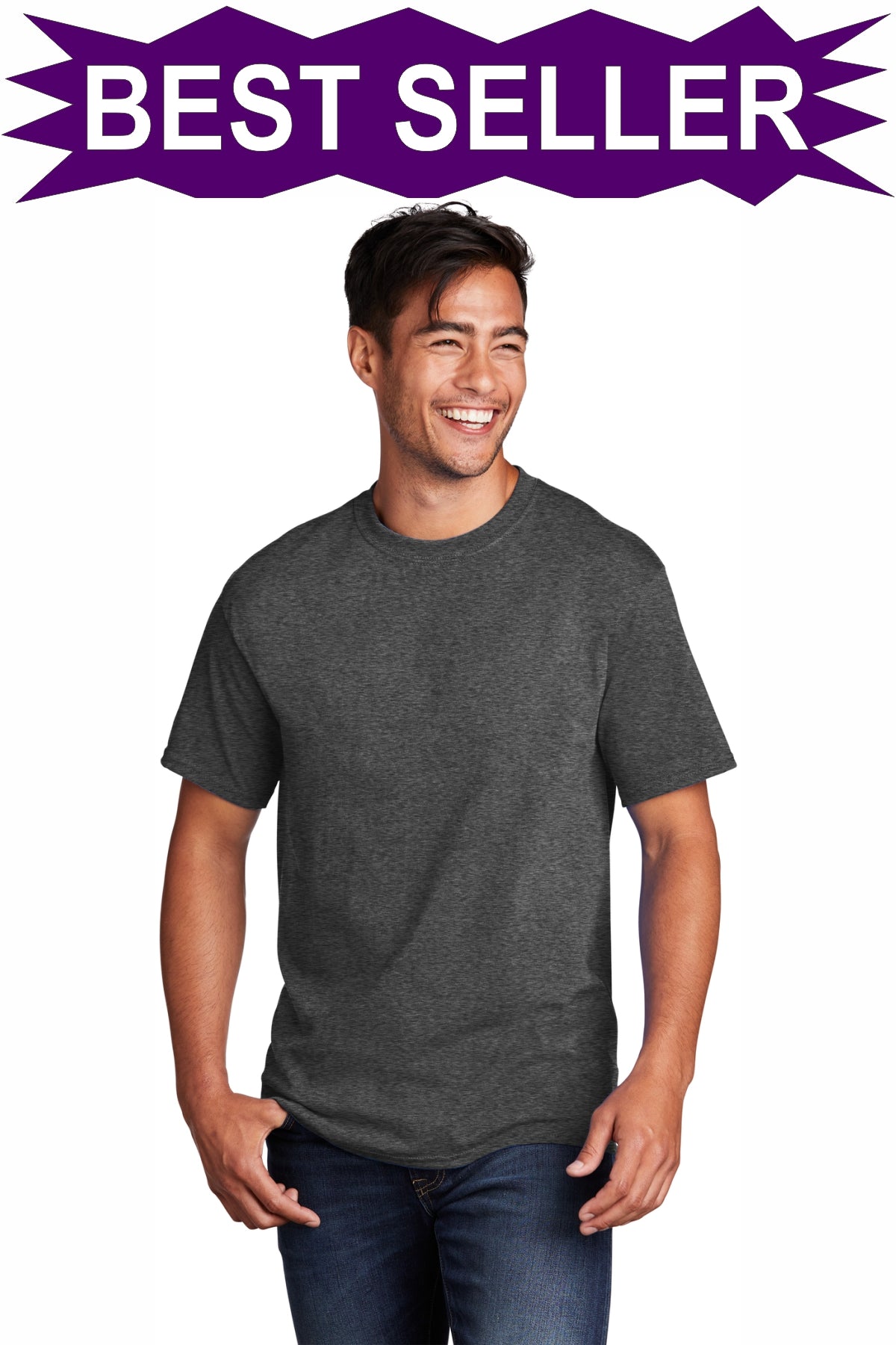 PC54 SCREEN PRINTED Port & Company® Core Cotton Tee