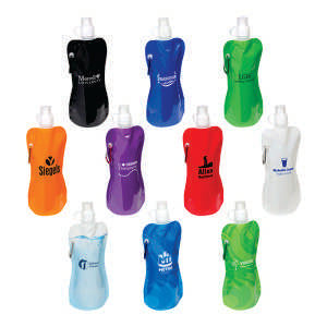 WKA-FW13 - Flex Foldable 16 oz Water Bottle with Carabiner
