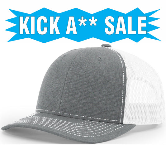 KICK A** SALE!! EMBROIDERED - 112 - Richardson® Structured Mid-Pro Snapback Trucker Cap