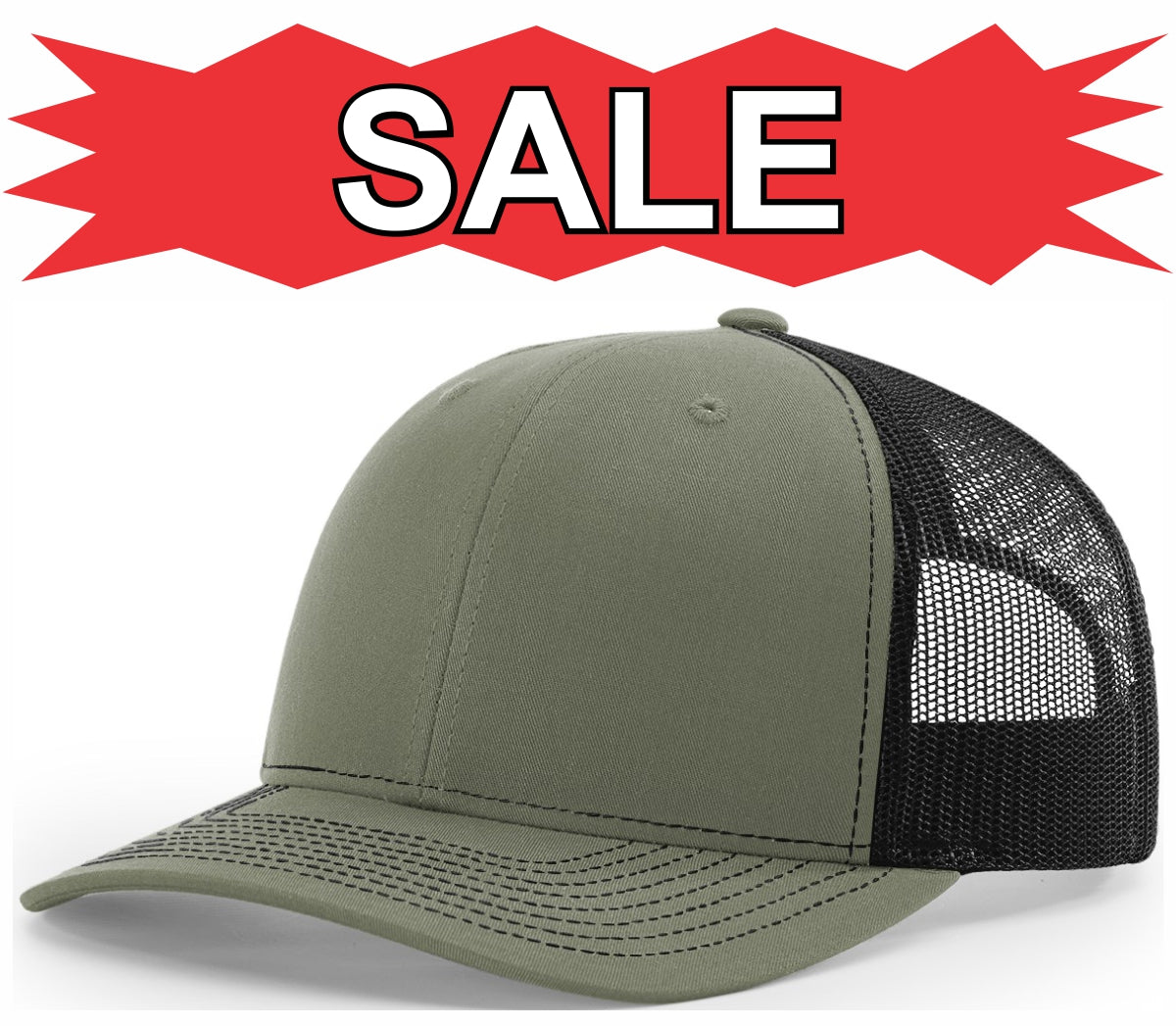 ***SALE***EMBROIDERED - 112 - Richardson® Structured Mid-Pro Snapback Trucker Cap