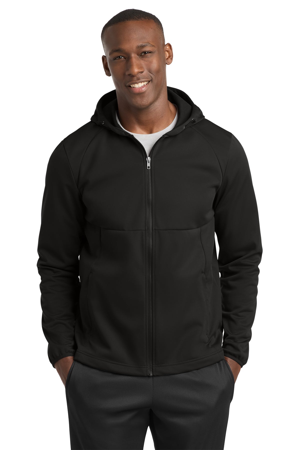 EMBROIDERED - ST980 - Sport-Tek® Hooded Soft Shell Jacket
