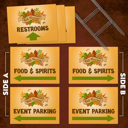 24"W x 18"H Coroplast Yard Signs - Single Sided