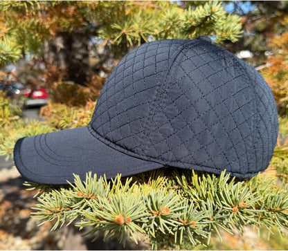 ***SALE*** RIDG105 - RIDG MTN Quilted Winter Cap with Ear Flaps - EMBROIDERED