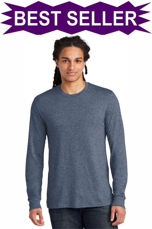 SCREEN PRINTED - DM132 - District® Men's Perfect Tri® Long Sleeve Tee