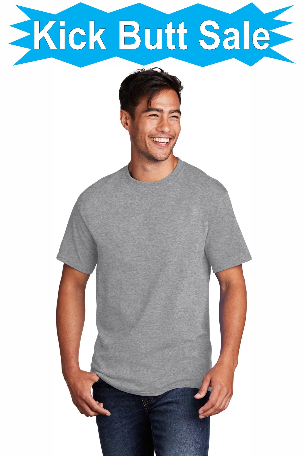 ***KICK BUTT SALE***PC54 SCREEN PRINTED Port & Company® Core Cotton Tee