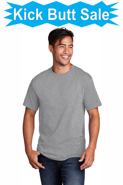 ***KICK BUTT SALE***PC54 SCREEN PRINTED Port & Company® Core Cotton Tee
