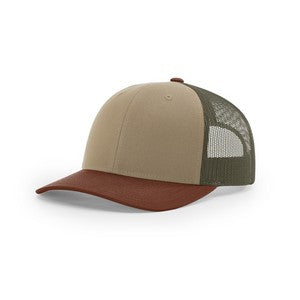 EMBROIDERED Richardson® Casual Structured Snapback Trucker Cap