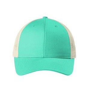EMBROIDERED Port Authority® Low-Profile Snapback Trucker Cap