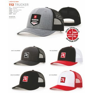 EMBROIDERED Richardson® Structured Mid-Pro Snapback Trucker Cap - TOP Selling Trucker