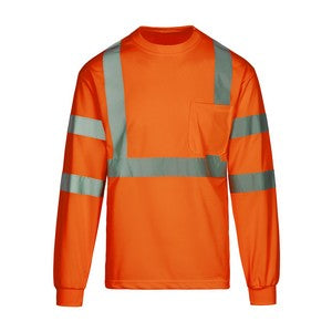 PRINTED - MAX450 - Class 3 Safety Long Sleeve T-Shirt