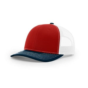 EMBROIDERED Richardson® Structured Mid-Pro Snapback Trucker Cap - TOP Selling Trucker