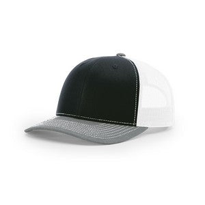 EMBROIDERED Richardson® Structured Mid-Pro Snapback Trucker Cap - TOP Selling Trucker