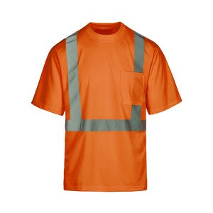 PRINTED -MAX401 -  Class 2 Safety Short Sleeve T-shirt