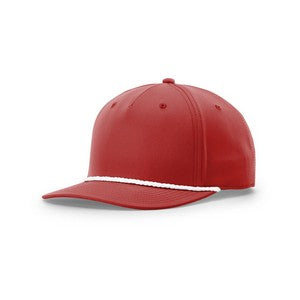 EMBROIDERED Richardson® Structured Mid-Pro  FIVE PANEL CLASSIC ROPE CAP