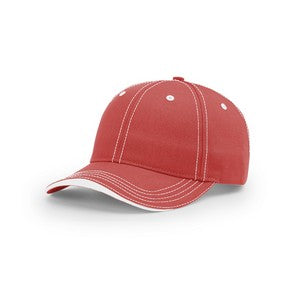 EMBROIDERED Lifestyle Casual Structured Chino Twill Wave Visor Cap