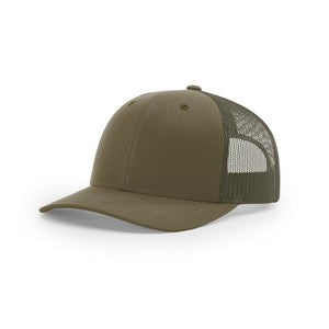 EMBROIDERED Richardson® Casual Structured Snapback Trucker Cap