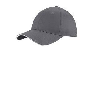 EMBROIDERED Port & Company® Low Profile Unstructured Sandwich Bill Cap