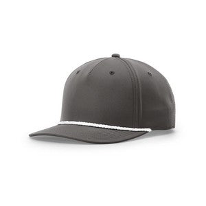 EMBROIDERED Richardson® Structured Mid-Pro  FIVE PANEL CLASSIC ROPE CAP