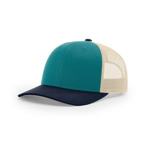 EMBROIDERED Richardson® Casual Structured Snapback Trucker Cap