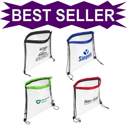 WBA-CB14 - Clear Bag with Drawstring